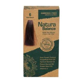 Natura Balance Krem 6 Koyu Kumral Organik Saç Boyası