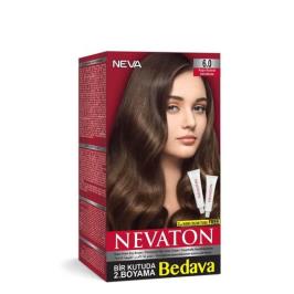 Nevaton 6.0 Koyu Kumral Kalıcı Krem Saç Boyası