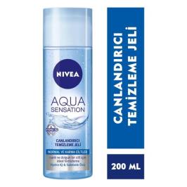 Nivea Aqua Sensation Normal-Karma Ciltler için Canlandırıcı  200 ml Temizleme Jeli