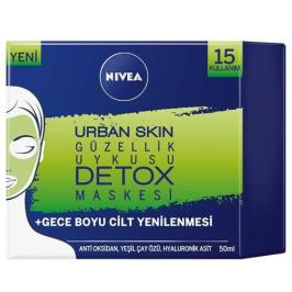 Nivea Urban Skin Detox 50 ml Güzellik Uykusu Maskesi