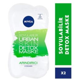 Nivea Urban Skin Detox Soyulabilir Arındırıcı 2X5 ml Maske 