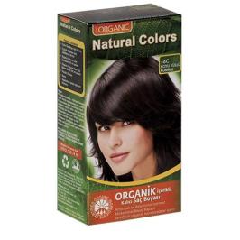 Organic Natural Colors 6C Koyu Küllü Kumral Saç Boyası