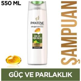 Pantene Doğal Sentez Güç ve Parlaklık Şampuan 550 ml 