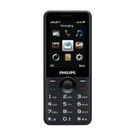 Philips Xenium E168 2.4 İnç Çift Hatlı Cep Telefonu Siyah
