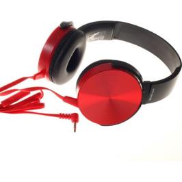 Platoon PL-2308 Kulak Üstü Mikrofonlu Kablolu Kulaklık Kırmızı