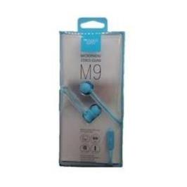 Powerway M9 Mavi Mikrofonlu 3.5 mm Stereo Silikonlu Kulak İçi Kulaklık
