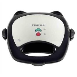 Profilo PSM2101X 700 W 2 Adet Pişirme Kapasiteli Teflon Çıkarılabilir Plakalı Izgara ve Tost Makinesi