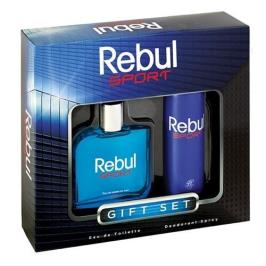 Rebul Men Sport EDT 100 ml + Deodorant 150ml Erkek Parfüm Seti