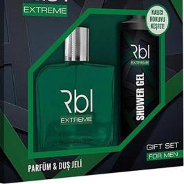 Rebul RBL Extreme EDT 90 ml + Duş Jeli 200 ml Erkek Parfüm Seti