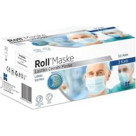 Roll Steril 3 Katlı Lastikli 50 Adet Maske 