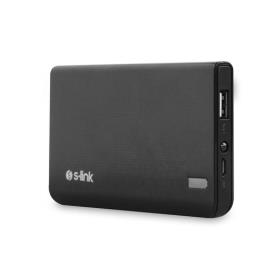 S-link IP-666 6000 mAh 2.1A Tek USB Çıkışlı Taşınabilir Şarj Cihazı Siyah