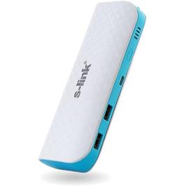 S-Link IP-8044 8000 mAh 2.1A-1A Çift Çıkışlı Taşınabilir Şarj Cihazı Beyaz