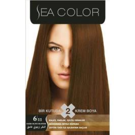 Sea Color 6.11 Yoğun Koyu Küllü Kumral İki Tüplü Set Saç Boyası