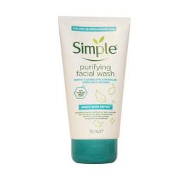 Simple Daily Skin Detox Arındırıcı 150 ml Yüz Yıkama Jeli