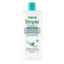 Simple Daily Skin Detox Yağlı Ciltler için Micellar 400 ml Makyaj Temizleme Suyu