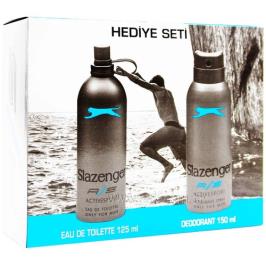 Slazenger Active Sport Mavi EDT 125 ml ve Deodorant 150 ml Parfüm ve Deodorant Seti