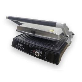 Süsler STM-4010 1600 W 6 Adet Pişirme Kapasitesi Granit Çift Taraflı Plakalı Izgara ve Tost Makinesi Beyaz