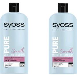 Syoss Pure Smooth Micellar 2x500 ml Şampuan