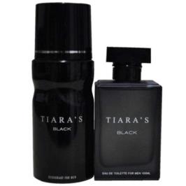 Tiaras Black EDT 100 ml + Deodorant 150 ml Erkek Parfüm Seti