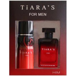 Tiaras Him For Men Erkek Parfüm Seti 100 ml Edt + 150 ml