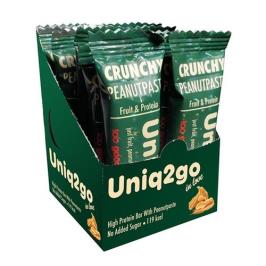 Uniq2go 12 Adet In Love Fıstık Ezmeli Protein Bar