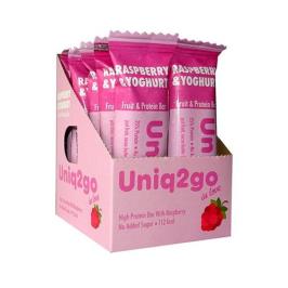 Uniq2go 12 Adet In Love Yoğurt Ve Ahududulu Protein Bar