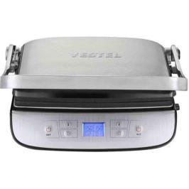 Vestel Şölen T3500 Dijital 2000 W 4 Adet Pişirme Kapasiteli Teflon Çıkarılabilir Plakalı Izgara ve Tost Makinesi