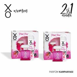 Xo 2 Adet Pink Paradise Women EDT 100 ml Kadın Parfümü+125 ml Deodorant Set