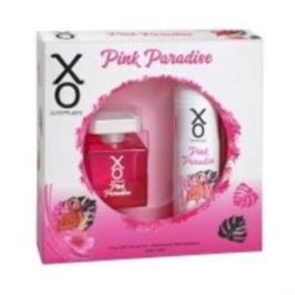 Xo Pink Paradise Women EDT 100 ml Kadın Parfümü+125 ml Deodorant Set